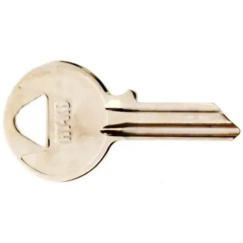 Hy-Ko 11010Y5-XCP10 Key Blank, Brass, Nickel, For: Yale Cabinet, House Locks and Padlocks - pack of 10