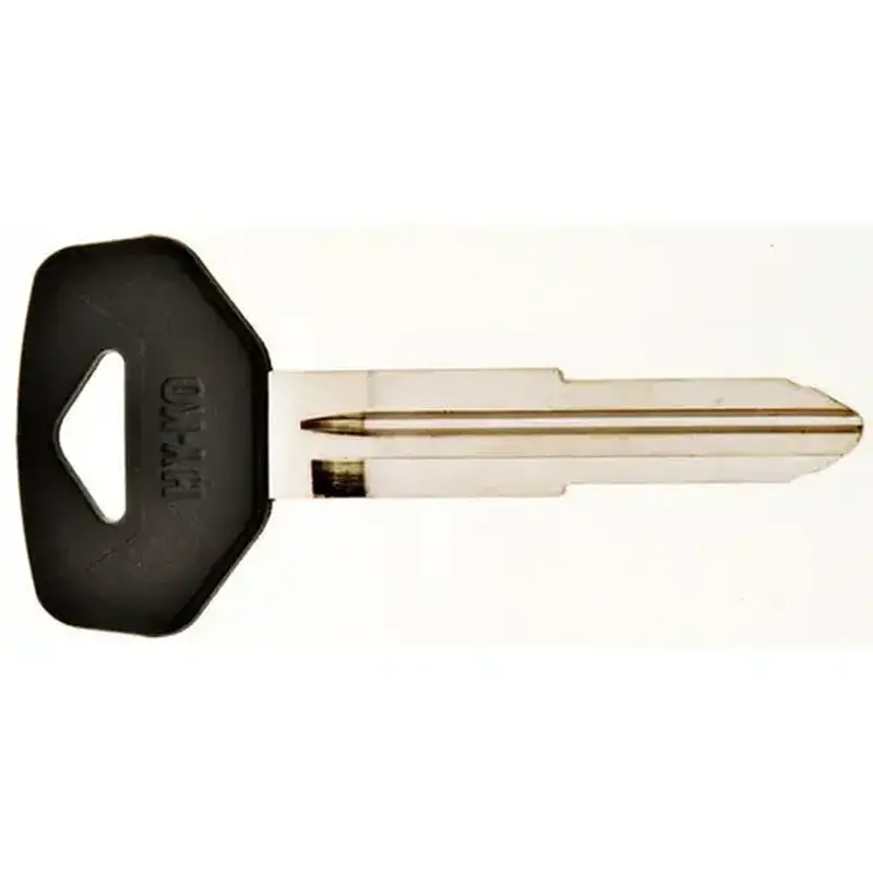 Hy-Ko 12005TR40-XCP5 Automotive Key Blank, Brass/Plastic, Nickel, For: Toyota Vehicle Locks - pack of 5