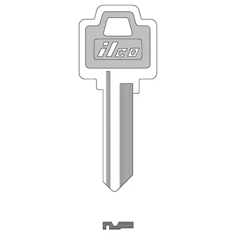 Kaba Ilco WR5-PC-XCP5 Ilco Weiser Colored Plastic Head Key Blank - pack of 5