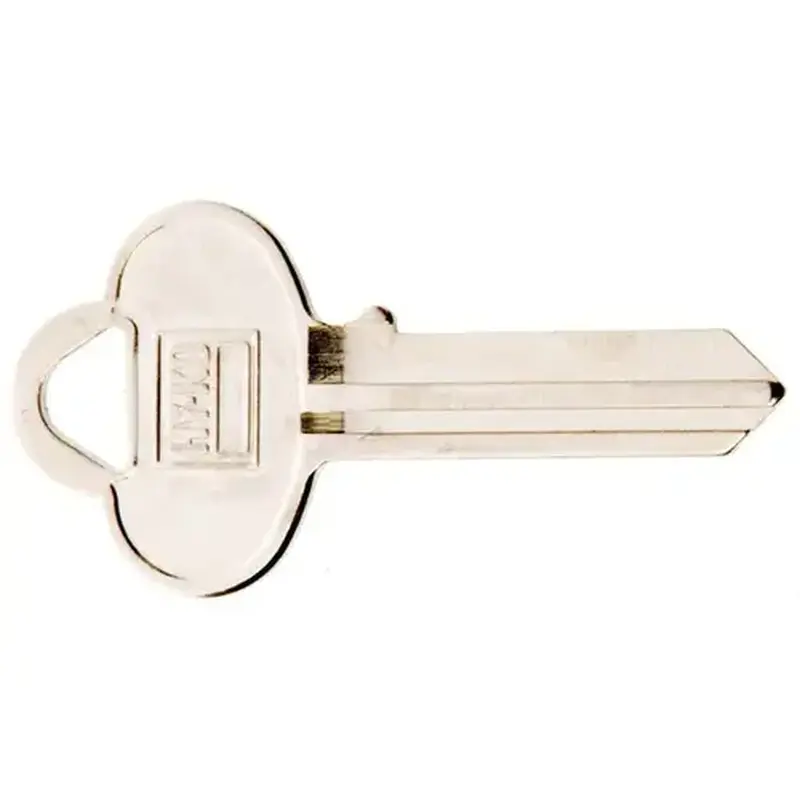 Hy-Ko 11010CO7 Key Blank, Brass, Nickel, For: Corbin Russwin Cabinet, House Locks and Padlocks