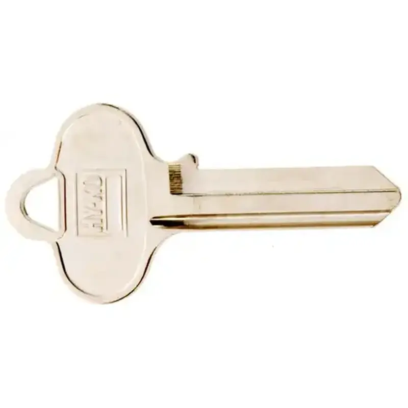 Hy-Ko 11010SE1 Key Blank, Brass, Nickel, For: Segal Cabinet, House Locks and Padlocks