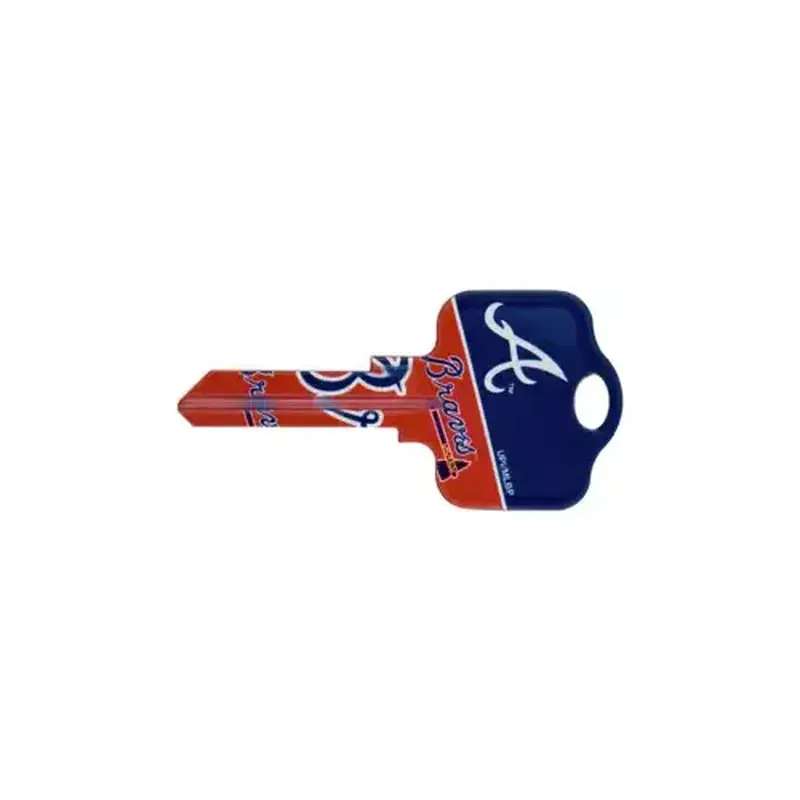 Ilco Unican Corporation SC1-MLB-BRAVES Team Key MLB Atlanta Braves Painted