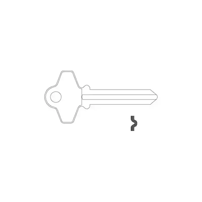 Ilco Unican Corporation TAYSC6 Schlage Key Blank 1307A