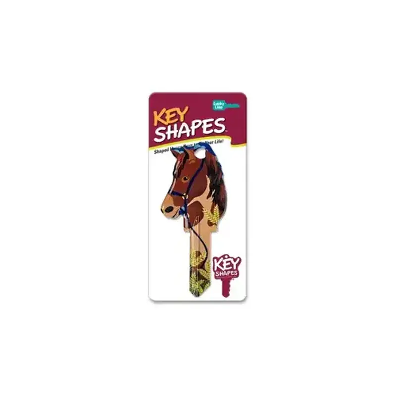 LUCKY LINE B149K Horse Key Shapes Decorative House Key - KW1