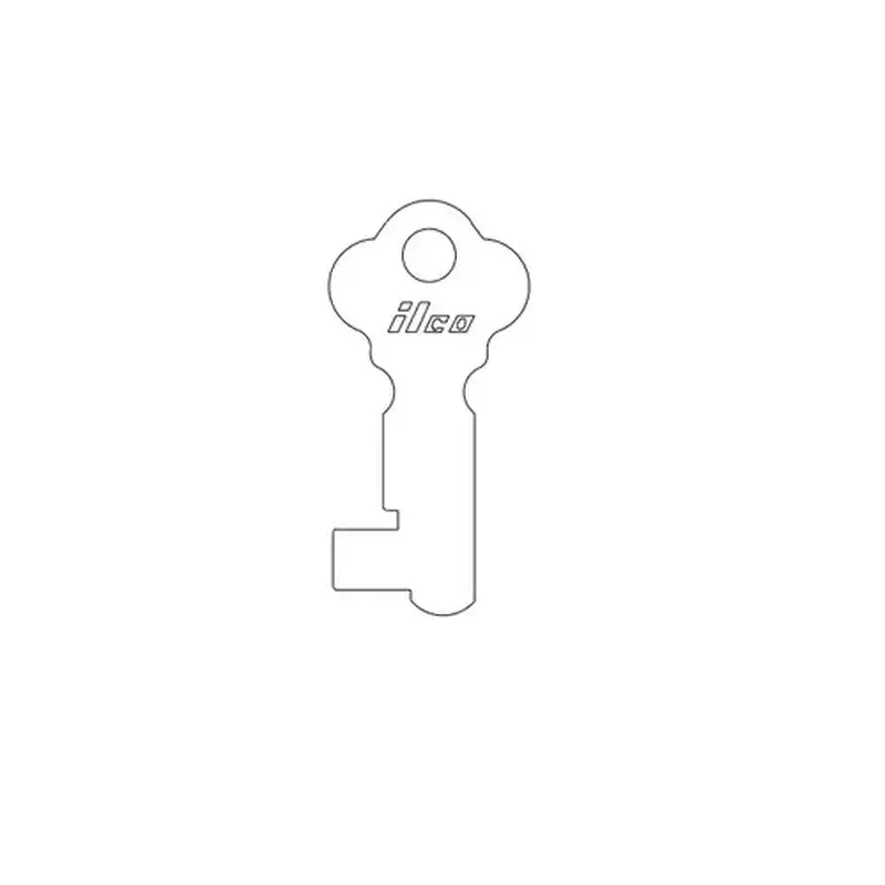 Kaba Ilco 662-ILCO Flat Steel Key for Misc