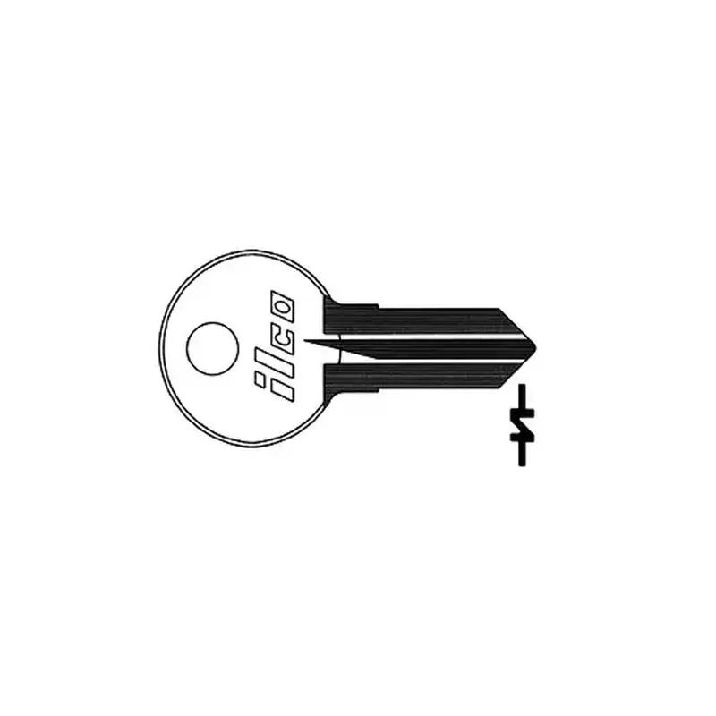 Kaba Ilco S1042Z-XCP10 Illinois 210 Blank Utility Key Silver - pack of 10