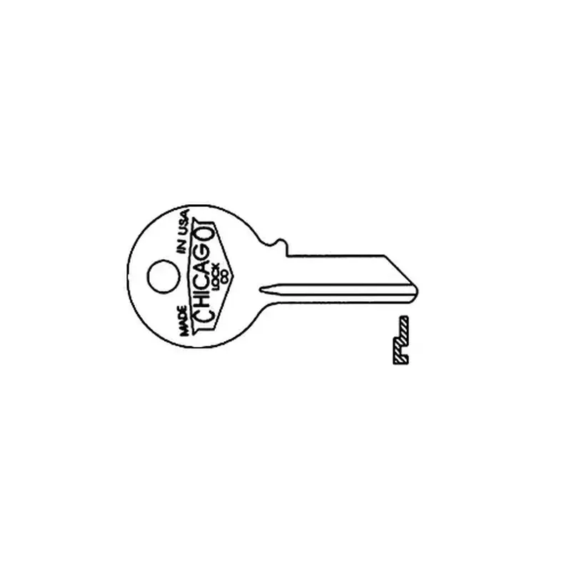 Compx Security DK-P-1-XCP10 ORIGINAL KEYBLANK KP1 - pack of 10