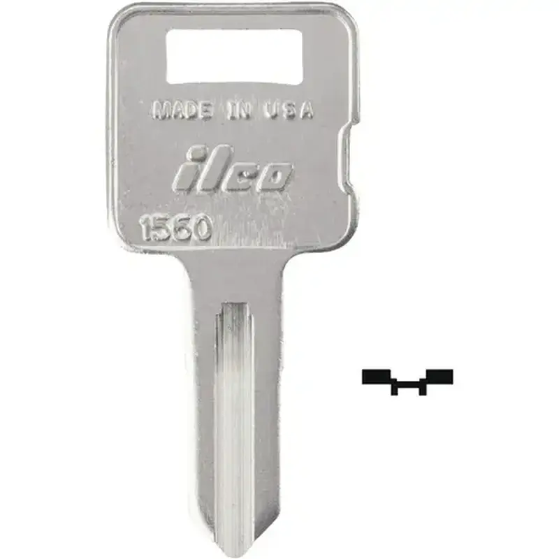 Kaba Ilco AA01204012 1560 Caterpillar Key Blank - pack of 10