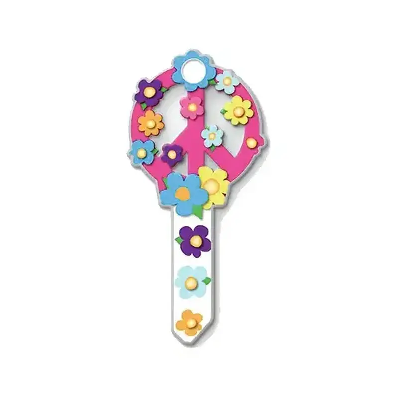 LUCKY LINE B104K-XCP5 Key Shapes Series Key Blank, Brass, Enamel, For: Kwikset Locks - pack of 5