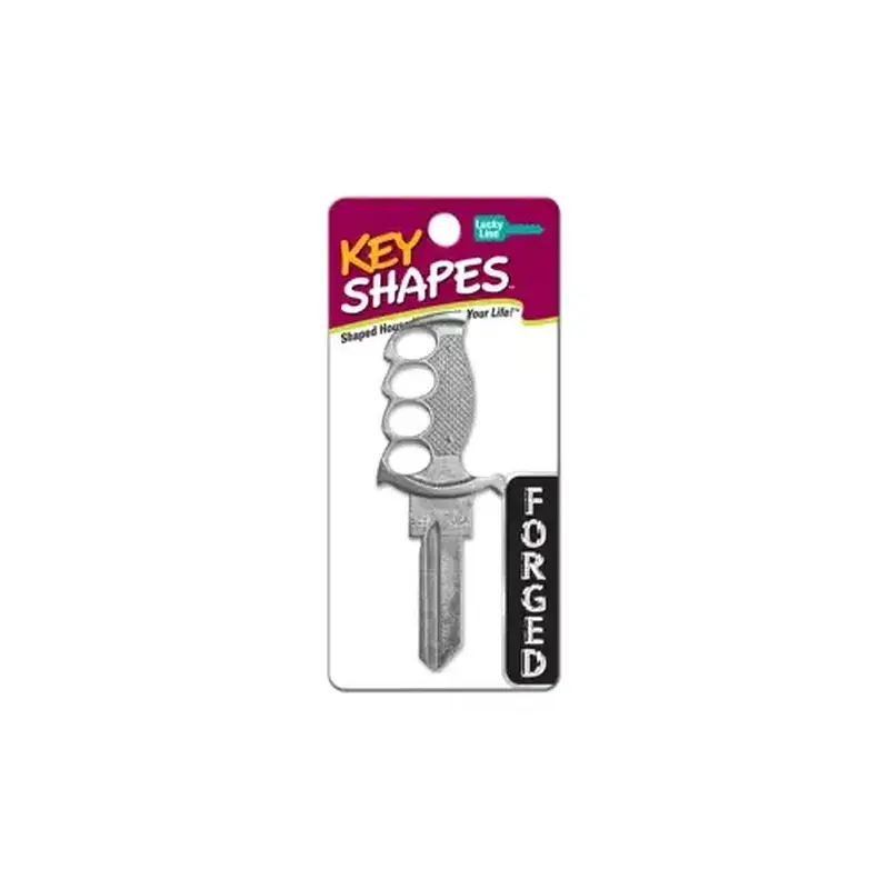 LUCKY LINE B302S Forged Knife Key Shapes Decorative House Key - SC1
