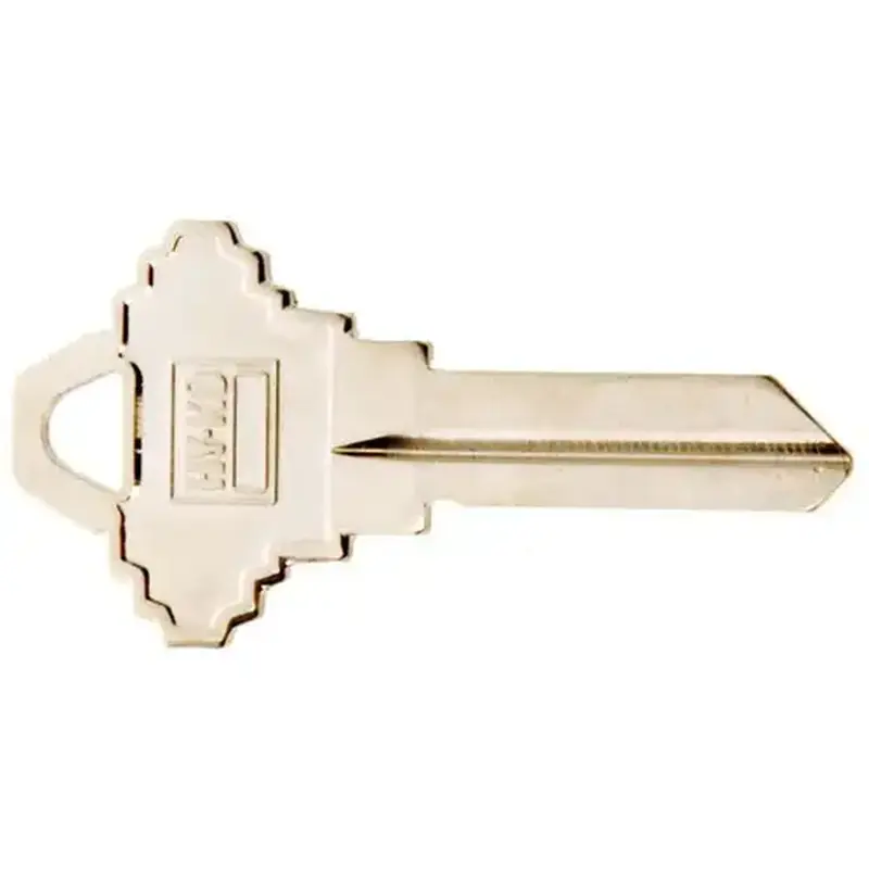Hy-Ko 11010SC8-XCP5 Key Blank, Brass, Nickel, For: Schlage Cabinet, House Locks and Padlocks - pack of 5