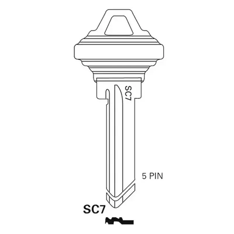 Jet SC7-JET Key Blank