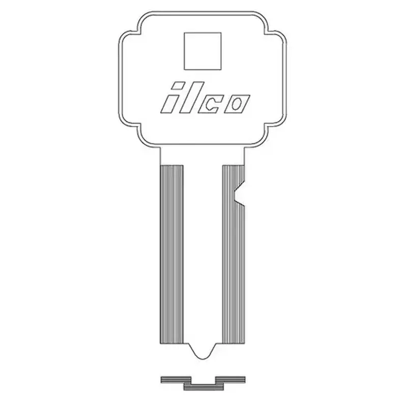Kaba Ilco 61B-ILCO KEY BRevetto N/P- 61B / JMA BRE-2.2.1