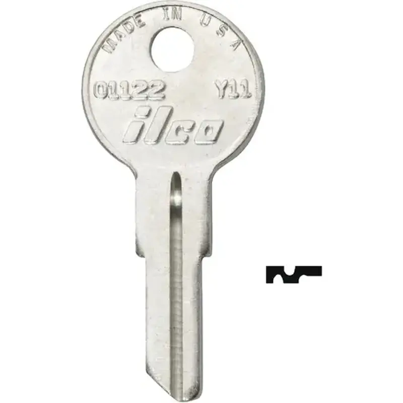 Kaba Ilco AL2830220B Yale Lockset H7W Key Blank, 1122 - pack of 10