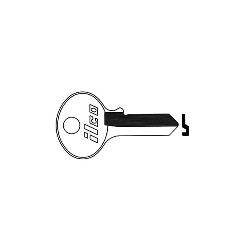 Kaba Ilco 1065F National Cabinet 664K Blank Utility Key Silver