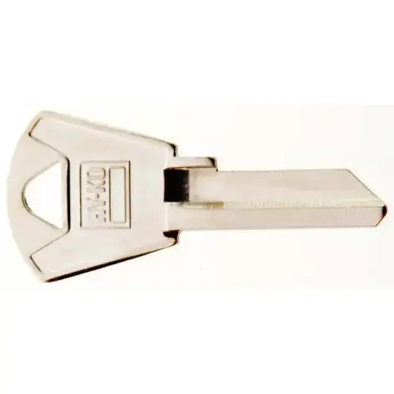 Hy-Ko 11010PZ1 Key Blank, Brass, Nickel, For: Papaiz Cabinet, House Locks and Padlocks