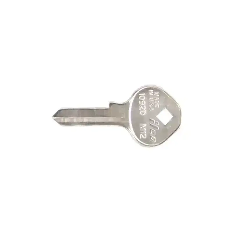 Kaba Ilco 1092D-XCP10 Master/Dexter M12 Blank Utility Key Silver - pack of 10