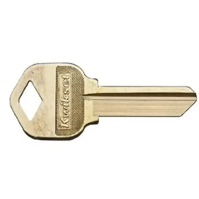 Kwikset 1063NP Key Blank, Brass, Nickel, For: Lockset