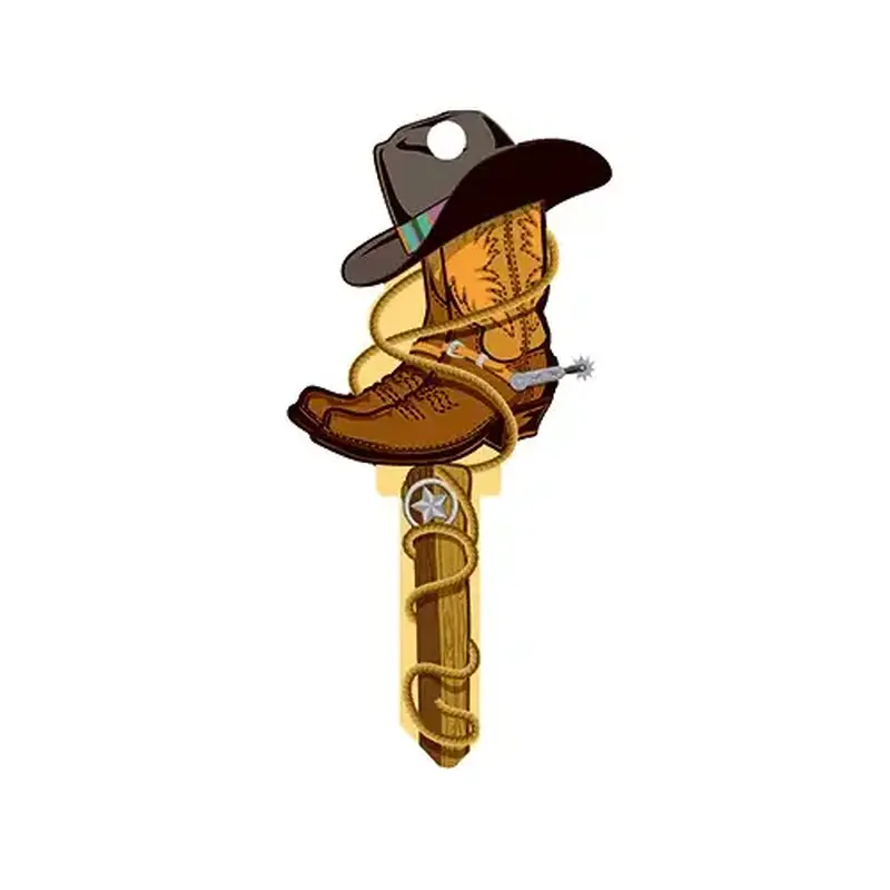 LUCKY LINE B132K Key Blank Key Shapes Cowboy House Double For Kwikset KW1/11 Multicolored