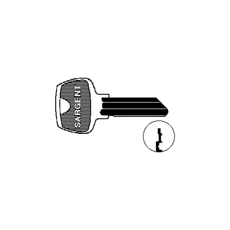 Sargent 270RN 5-Pin Key Blank