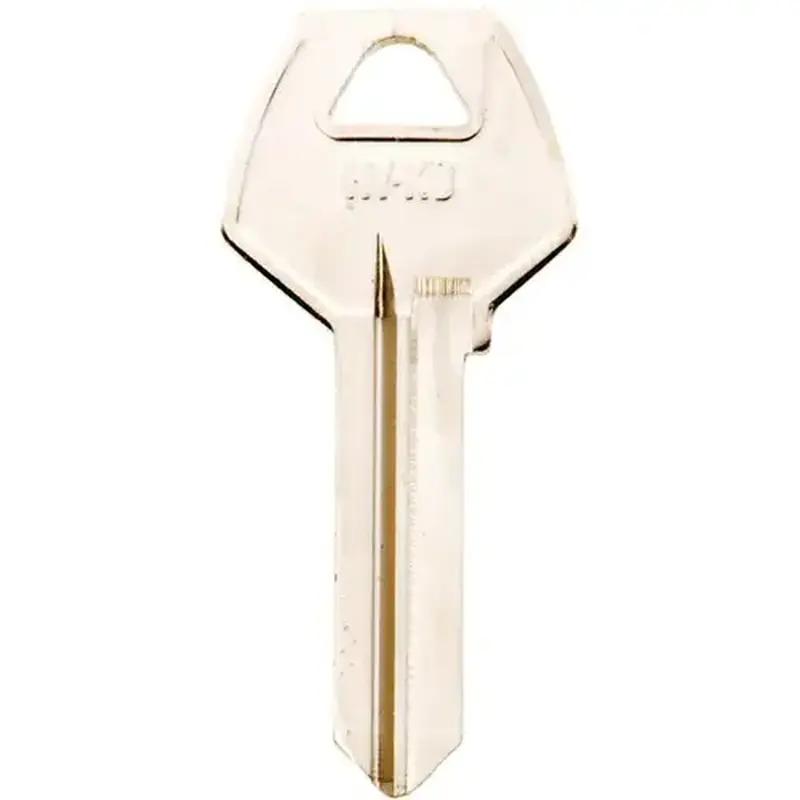 Hy-Ko 11010CO98-XCP10 Key Blank, Brass, Nickel, For: Corbin Russwin Cabinet, House Locks and Padlocks - pack of 10