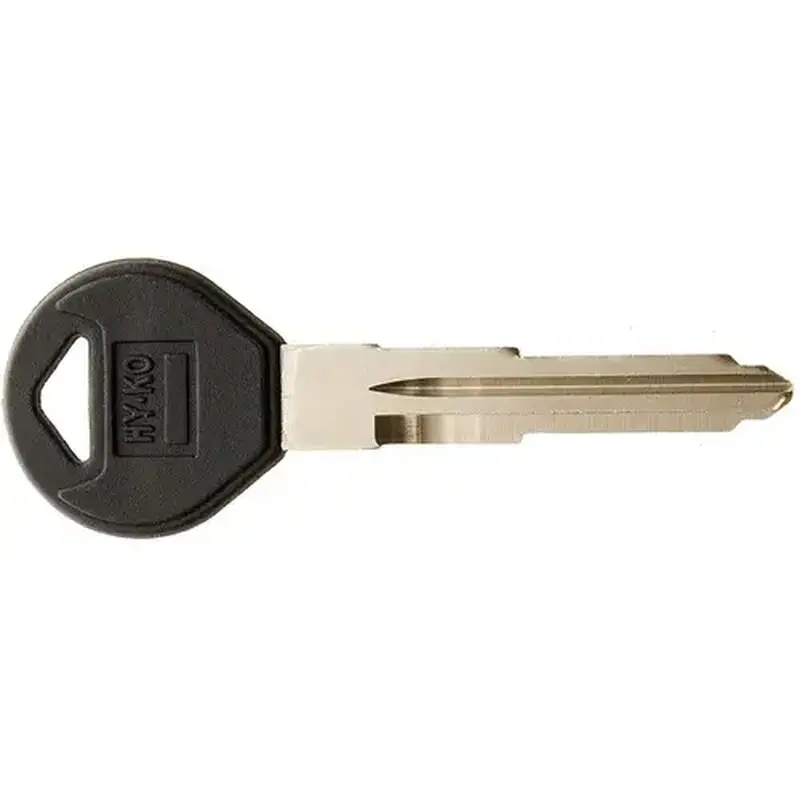 Hy-Ko 12005MZ27 Automotive Key Blank, Brass/Plastic, Nickel, For: Mazda Vehicle Locks