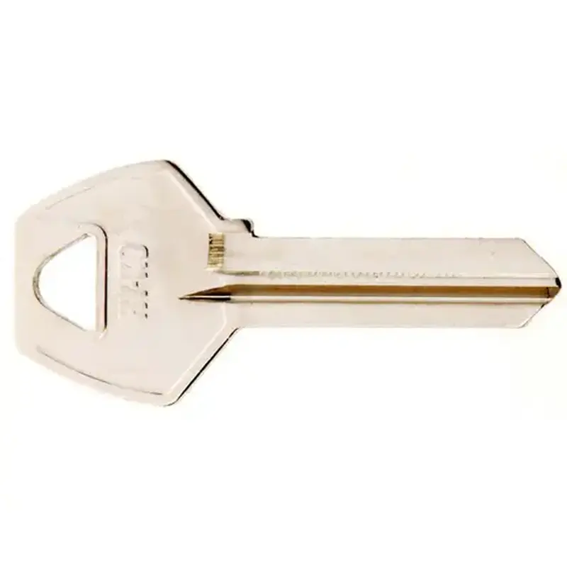 Hy-Ko 11010CO91 Key Blank, Brass, Nickel, For: Corbin Russwin Cabinet, House Locks and Padlocks