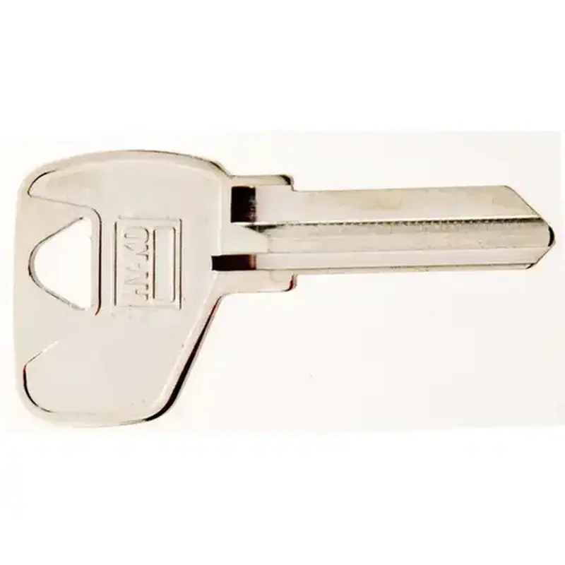 Hy-Ko 11010MD17 Key Blank, Brass, Nickel, For: Master Cabinet, House Locks and Padlocks