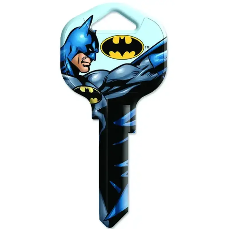 Hy-Ko 15005KW1-BTM1 Key Blank, Brass, Nickel, For: Kwikset KW1, Titan KW10 Keyways Blue