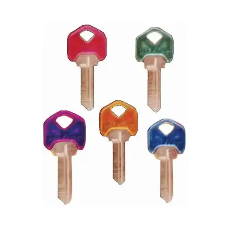 Kaba Ilco KW10-PC-ASSORTED-XCP5 Kwikset Cool Color Plastic Head Key Blank - pack of 5