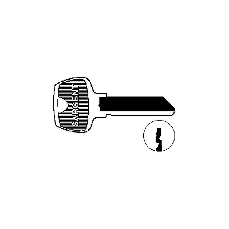 Sargent 6278CE 6-Pin Key Blank