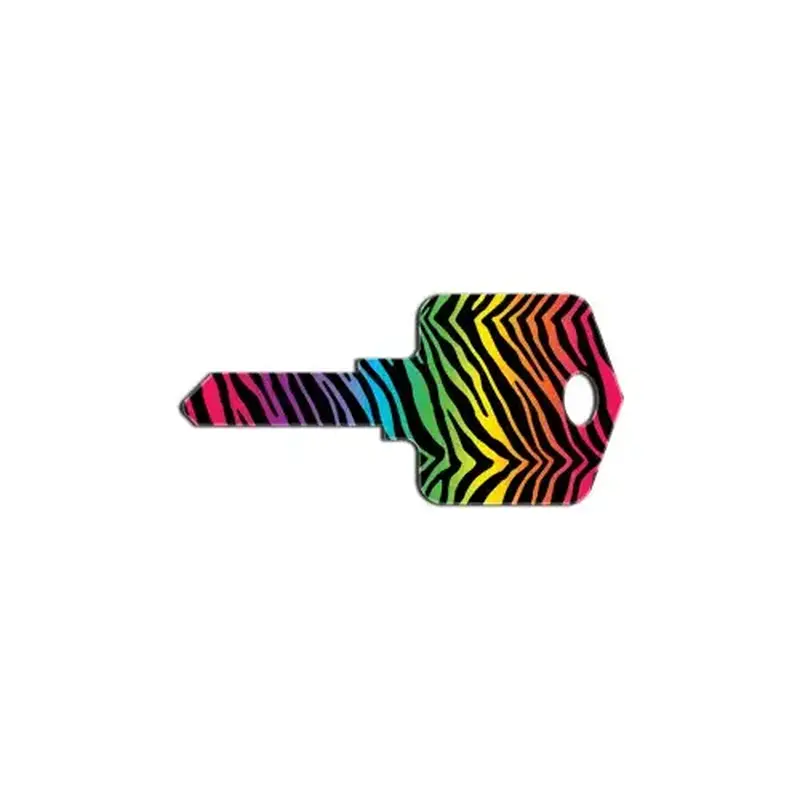 Howard Keys SC1-KL6-XCP5 Kool Keys Rainbow Zebra - pack of 5