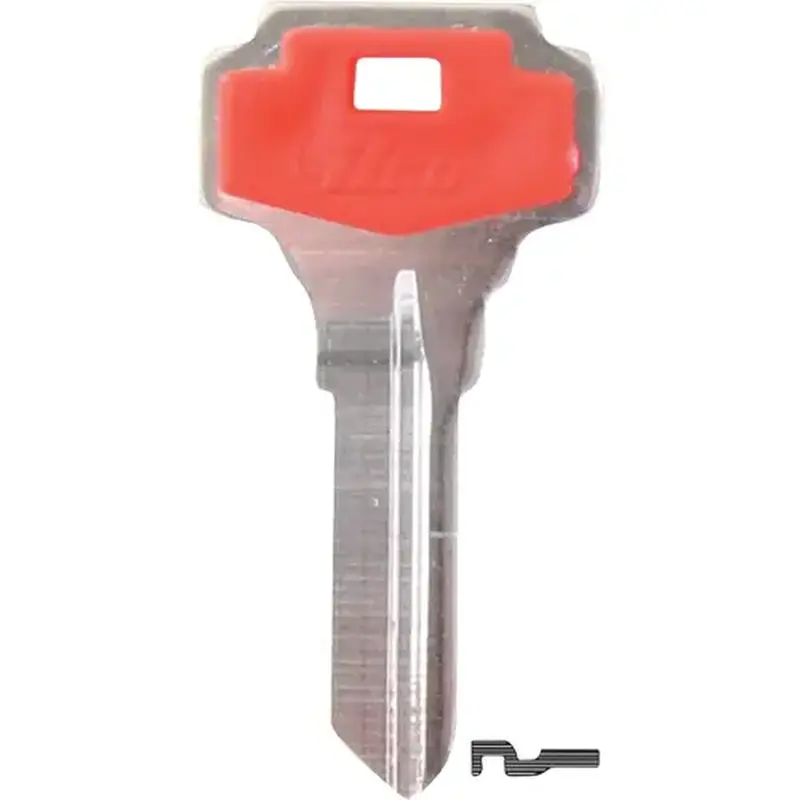 Kaba Ilco AK00000132 Dexter Design Decorative House Key, DE6P / DE6-PC - pack of 5