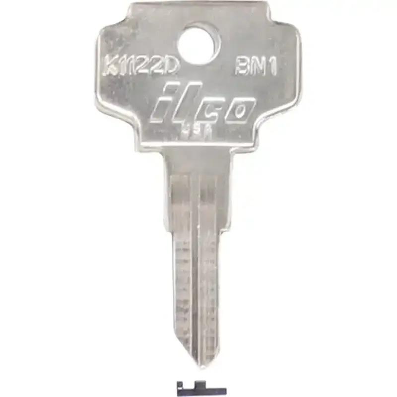Kaba Ilco AL3683300B Bargman Nickel Plated General Use Key, K1122D - pack of 10