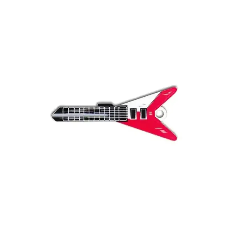 Rockin Keys 4682 SC1 Pink V Guitar Key Painted