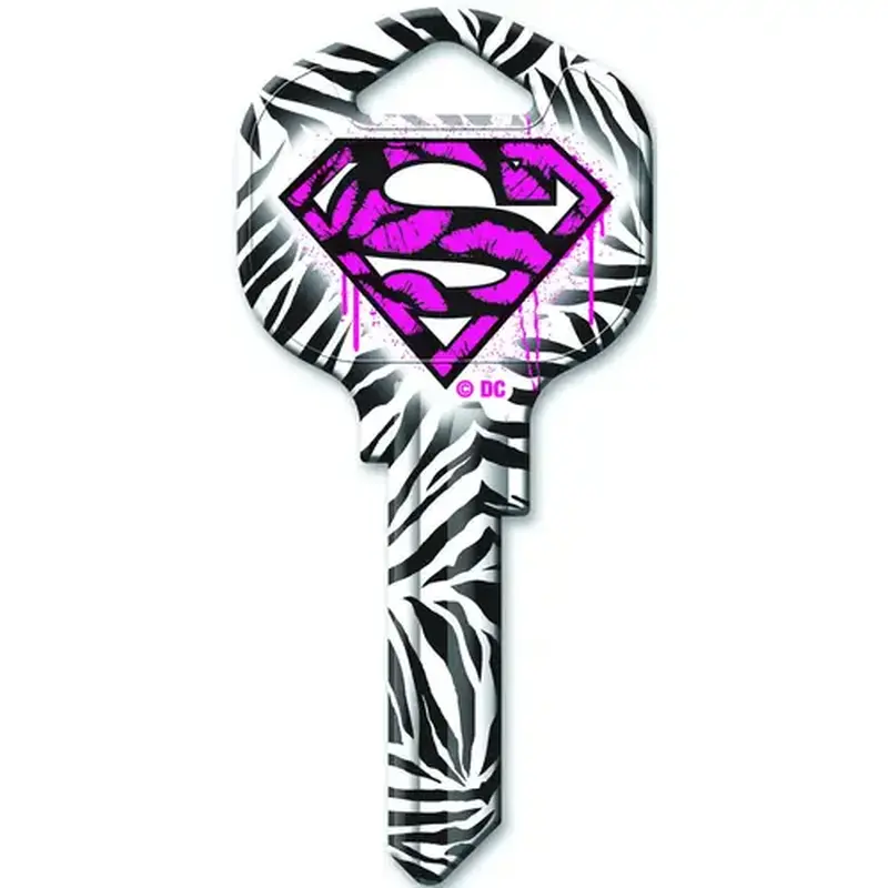 Hy-Ko 15005KW1-SG1 Key Blank, Solid Brass, Painted, For: Kwikset KW1, Titan KW10 Keyways