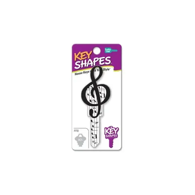 LUCKY LINE B125W Key Shapes Music WR3/5 Painted