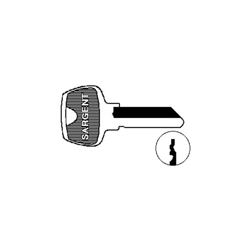 Sargent 275LF 5-Pin Key Blank