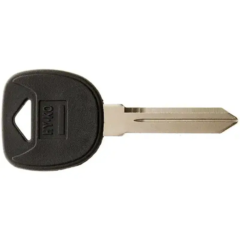 Hy-Ko 12005B93 Key Blank - GM Auto B93P Plastic Head (Black) Nickel