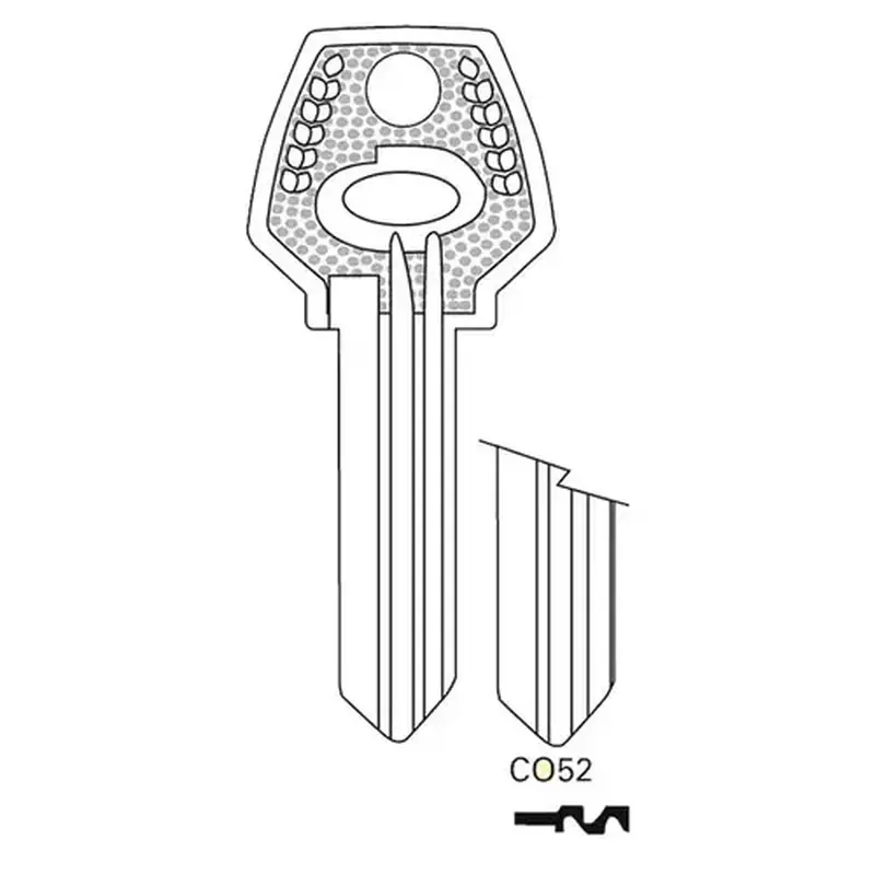 Jet CO52-JET Key Blank