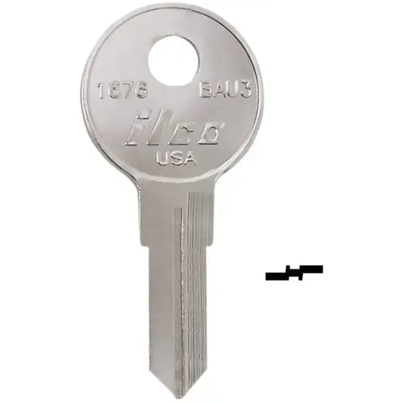 Kaba Ilco AL00000912 Bauer BRS Key Blank 1676 - pack of 10