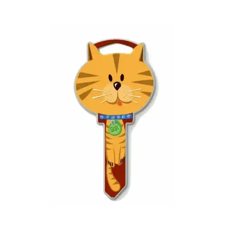 LUCKY LINE B115S-XCP5 Key Shapes Series Key Blank, Brass, Enamel, For: Schlage Locks - pack of 5