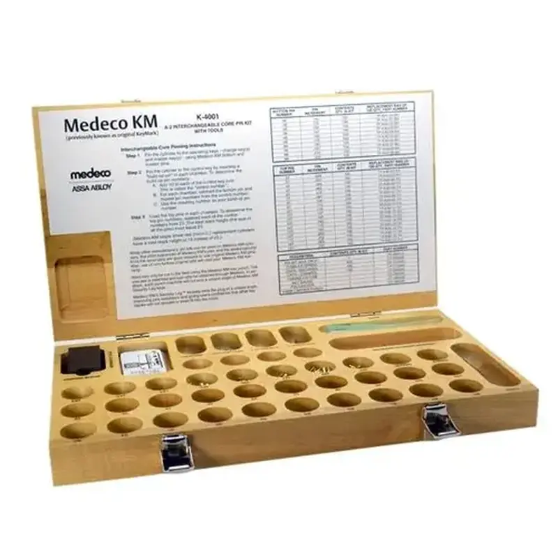 Medeco Security Locks K-4001 Medeco KM and X4 Pin Kit for SFIC-Large Wood