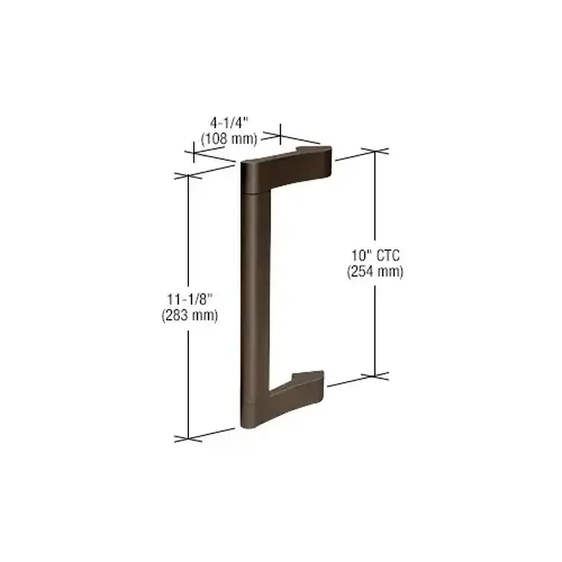 CRL DL915DU Dark Bronze Extruded Aluminum Pull Handle