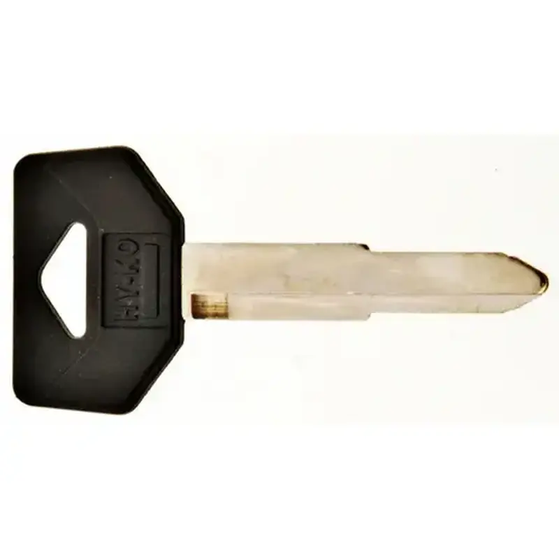 Hy-Ko 12005TR33 Automotive Key Blank, Brass/Plastic, Nickel, For: Toyota Vehicle Locks