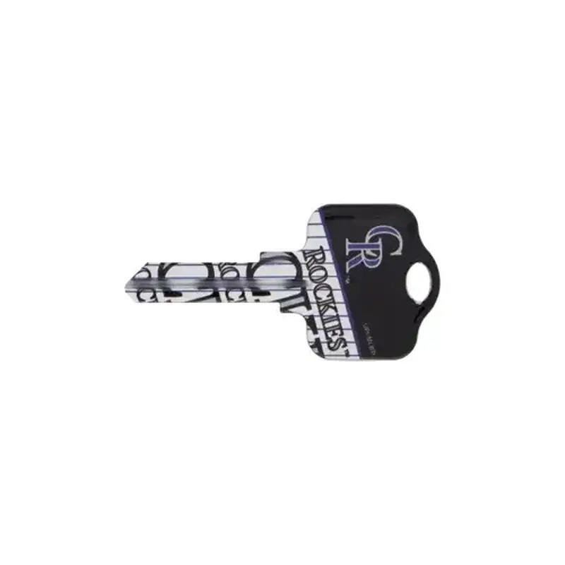 Ilco Unican Corporation KW1-MLB-ROCKIES Team Key MLB Colorado Rockies Painted