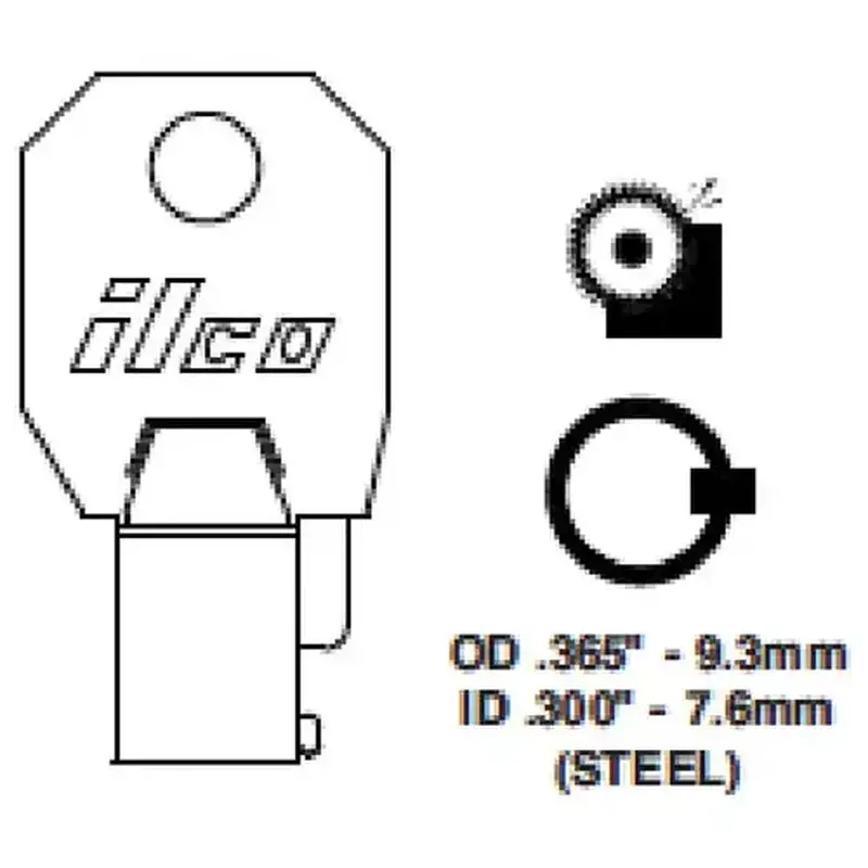 Kaba Ilco 1136S-ILCO Key Blank