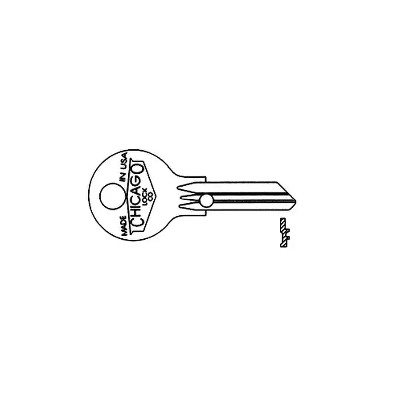 Compx Security DK-100-MH-XCP10 ORIGINAL KEYBLANK K100MK - pack of 10