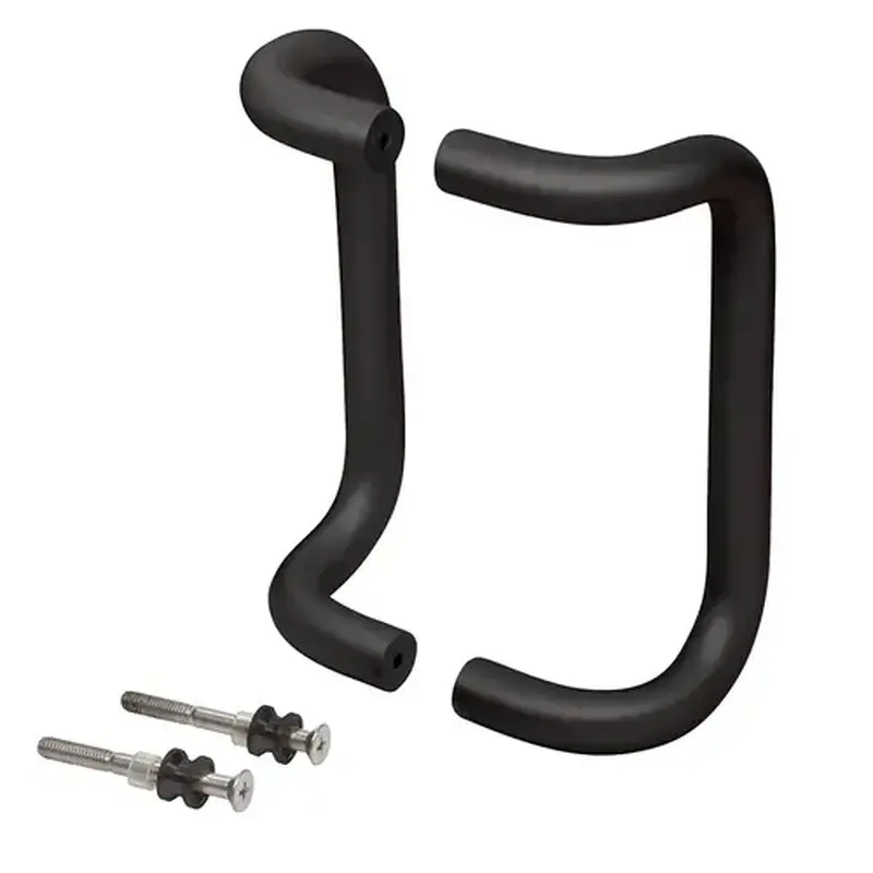 CRL M2174810B 8" Dark Bronze Offset Pull Handles Back-to-Back