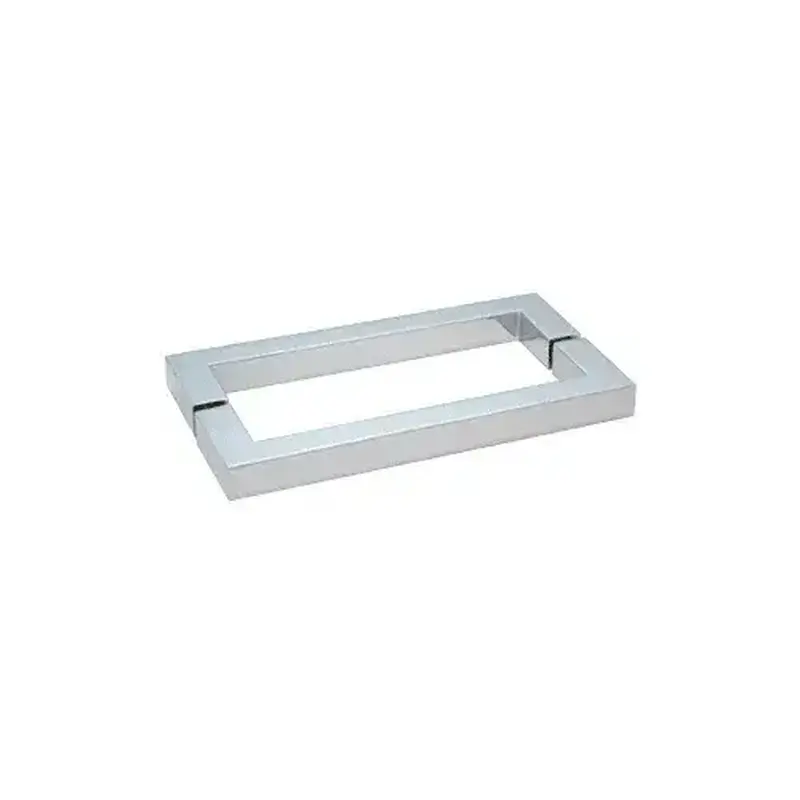 CRL SQ18X18CH Polished Chrome "SQ" Style 18" Back-to-Back Towel Bar
